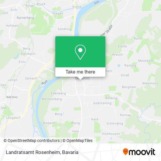 Landratsamt Rosenheim map