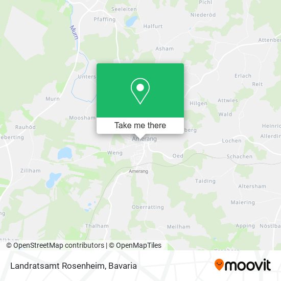 Landratsamt Rosenheim map