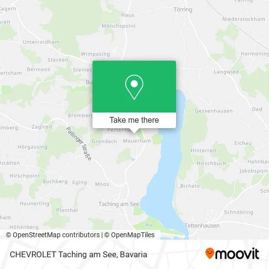 Карта CHEVROLET Taching am See