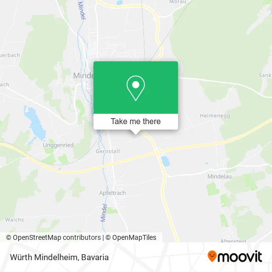 Карта Würth Mindelheim
