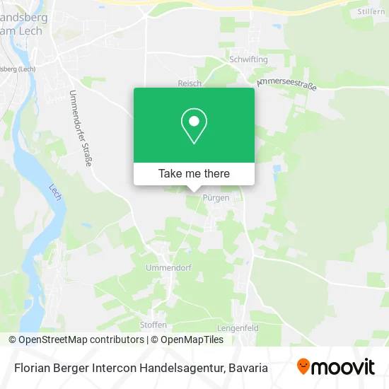 Карта Florian Berger Intercon Handelsagentur