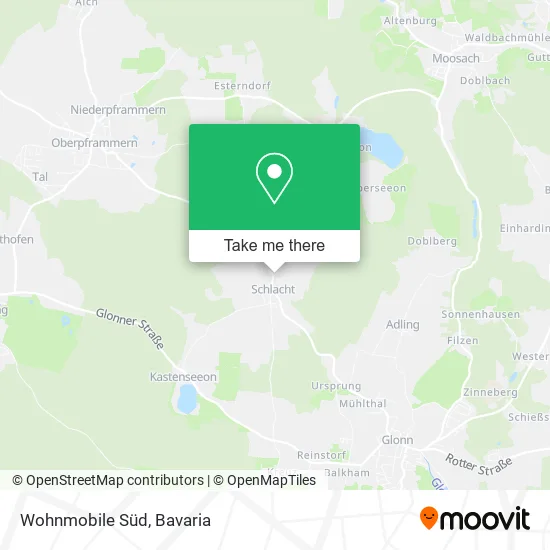 Карта Wohnmobile Süd