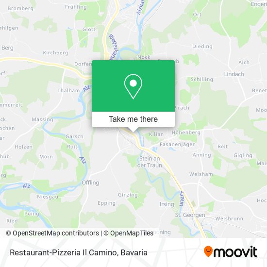 Карта Restaurant-Pizzeria Il Camino