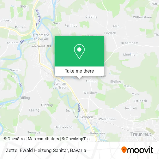Карта Zettel Ewald Heizung Sanitär