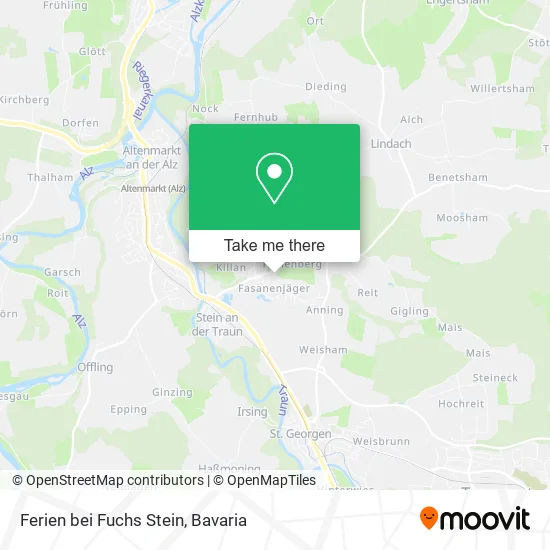 Карта Ferien bei Fuchs Stein
