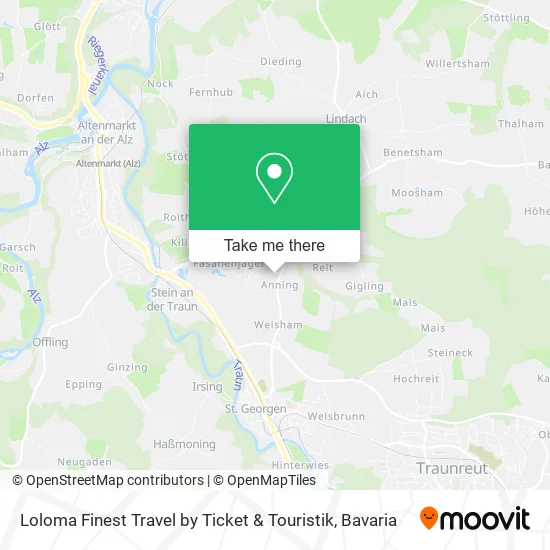 Loloma Finest Travel by Ticket & Touristik map