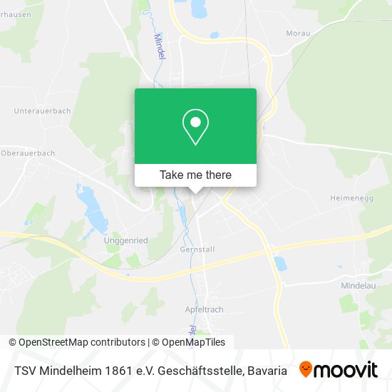 TSV Mindelheim 1861 e.V. Geschäftsstelle map