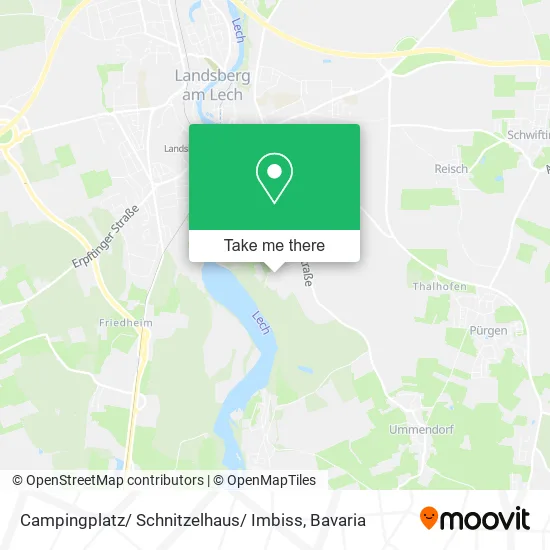 Карта Campingplatz/ Schnitzelhaus/ Imbiss
