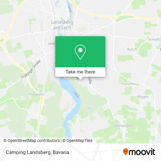 Карта Camping Landsberg