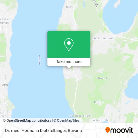 Карта Dr. med. Hermann Dietzfelbinger