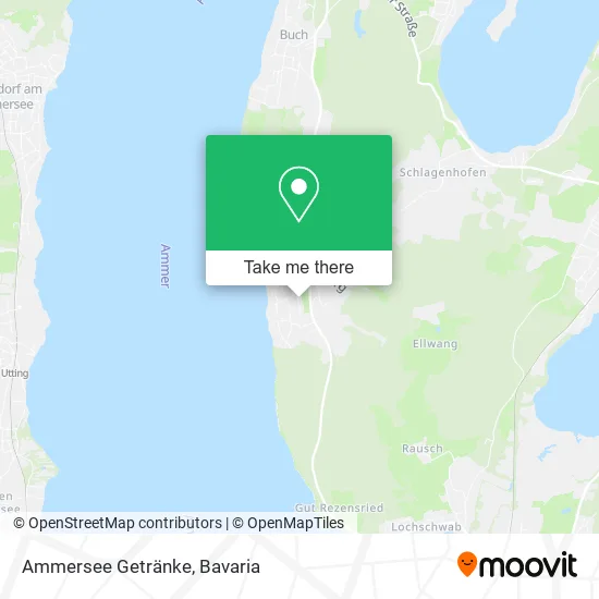 Карта Ammersee Getränke