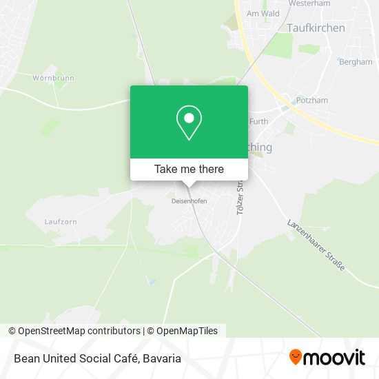Bean United Social Café map