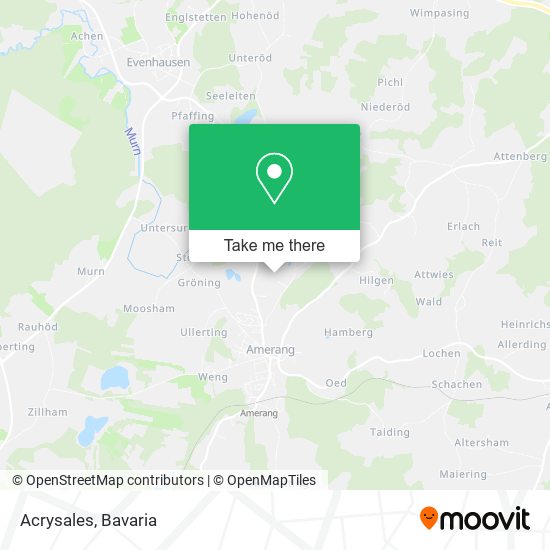 Acrysales map