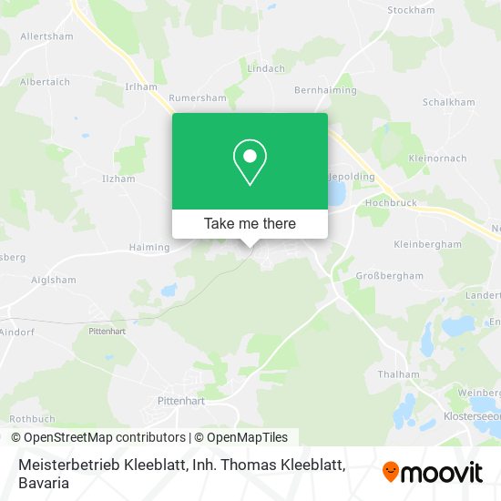 Meisterbetrieb Kleeblatt, Inh. Thomas Kleeblatt map