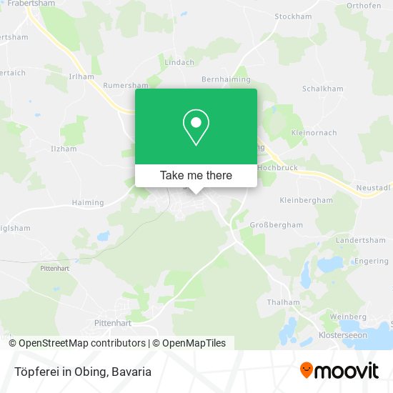 Töpferei in Obing map