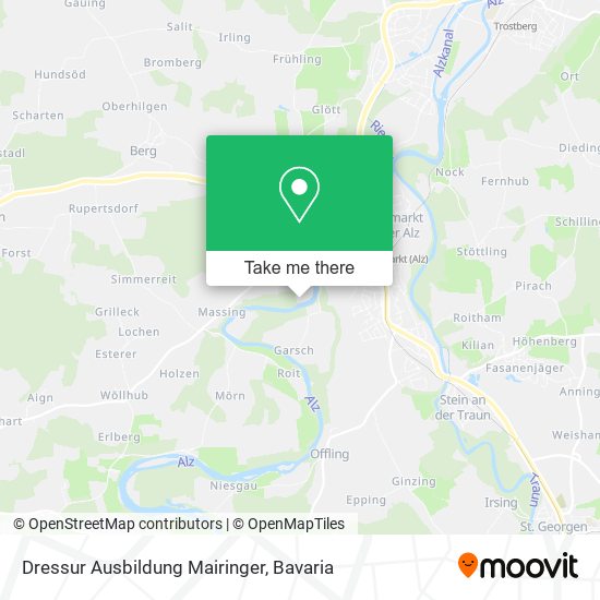 Dressur Ausbildung Mairinger map