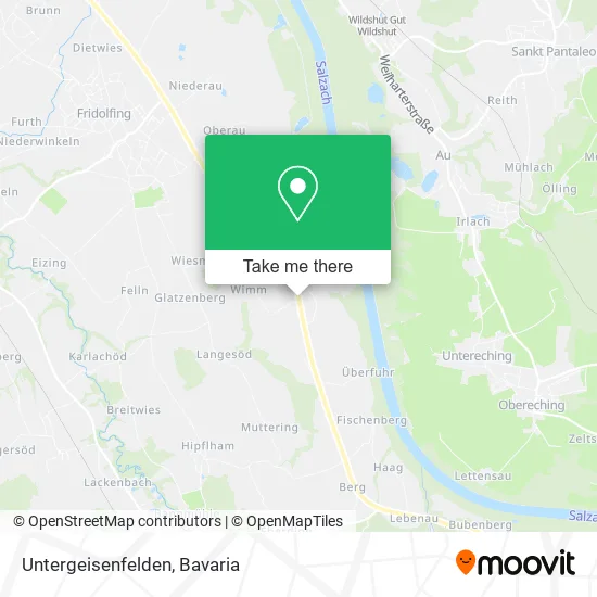 Карта Untergeisenfelden