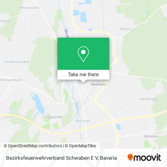 Bezirksfeuerwehrverband Schwaben E V map