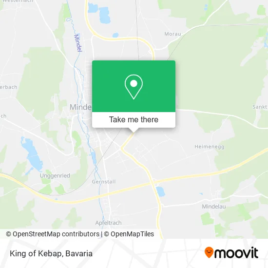 Карта King of Kebap