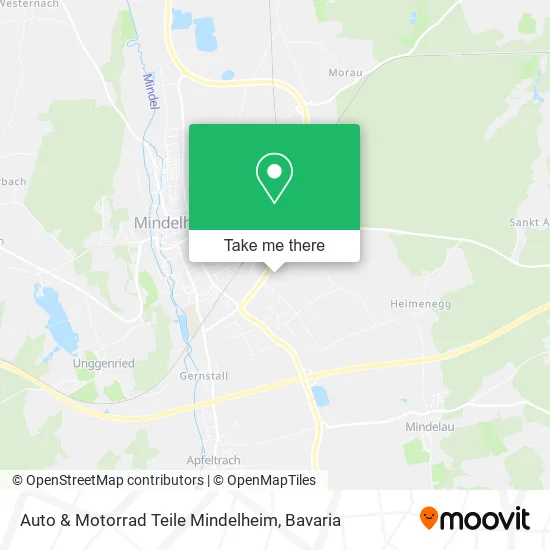 Карта Auto & Motorrad Teile Mindelheim