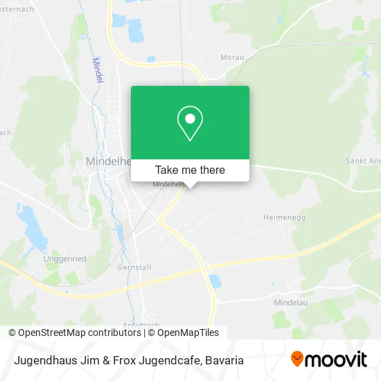 Jugendhaus Jim & Frox Jugendcafe map
