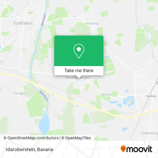 Карта Idaroberstein