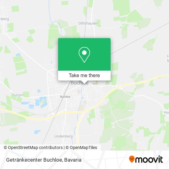 Getränkecenter Buchloe map