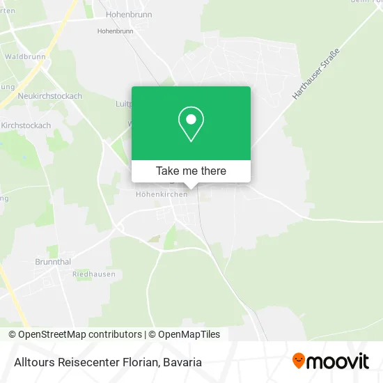 Карта Alltours Reisecenter Florian