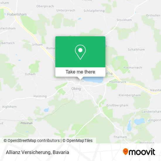 Карта Allianz Versicherung