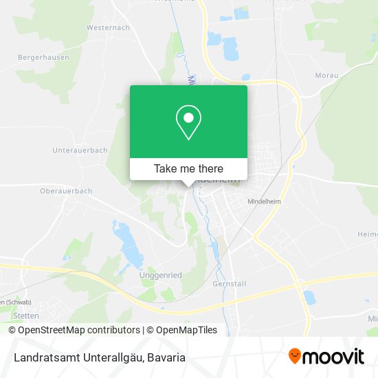 Landratsamt Unterallgäu map