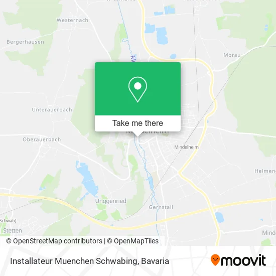 Карта Installateur Muenchen Schwabing