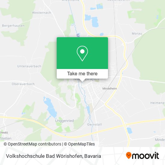 Volkshochschule Bad Wörishofen map