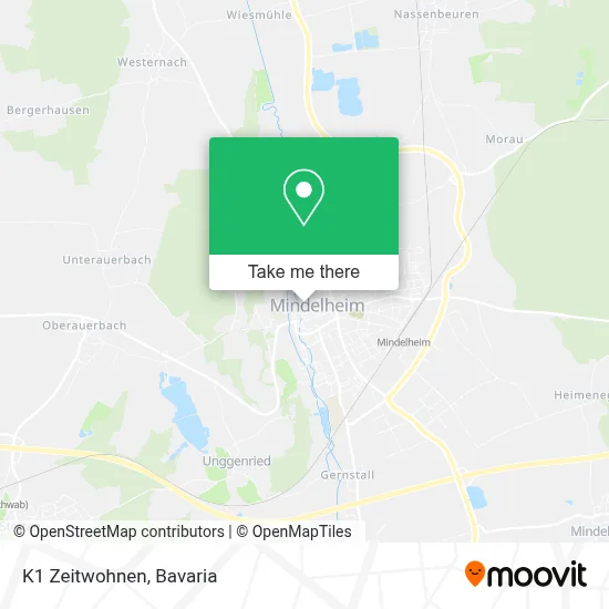 K1 Zeitwohnen map