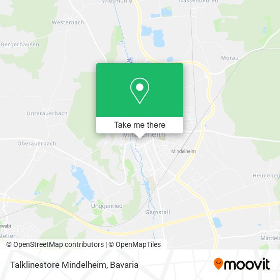 Talklinestore Mindelheim map