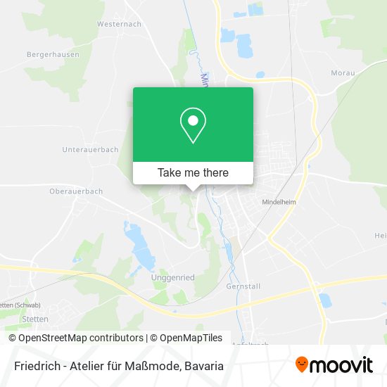 Friedrich - Atelier für Maßmode map