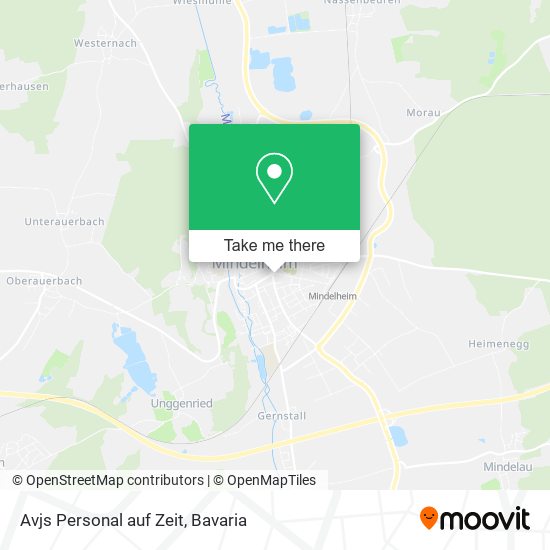 Avjs Personal auf Zeit map