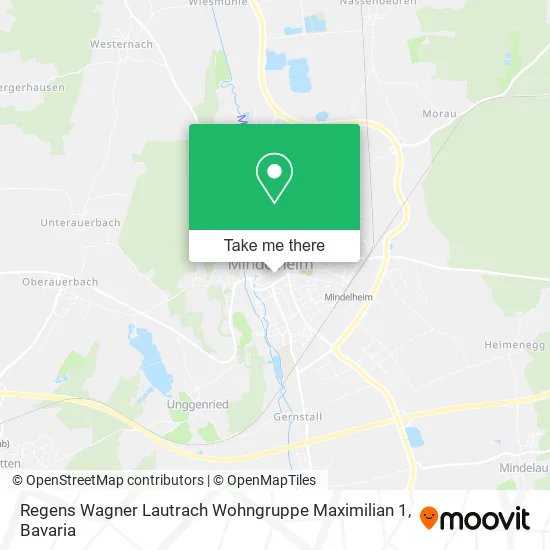 Карта Regens Wagner Lautrach Wohngruppe Maximilian 1