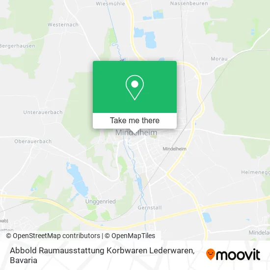 Карта Abbold Raumausstattung Korbwaren Lederwaren