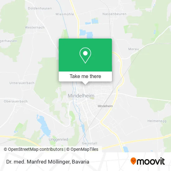 Карта Dr. med. Manfred Möllinger