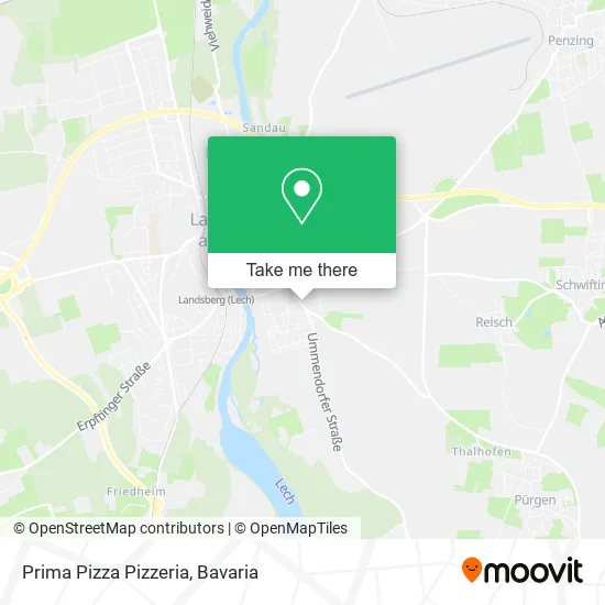Карта Prima Pizza Pizzeria
