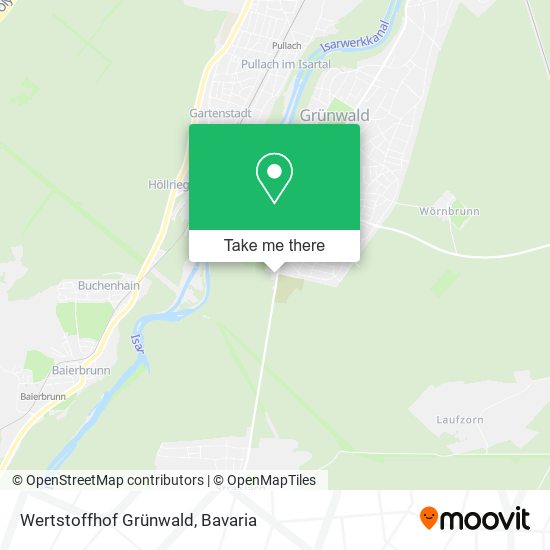 Wertstoffhof Grünwald map