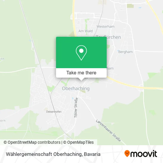 Карта Wählergemeinschaft Oberhaching