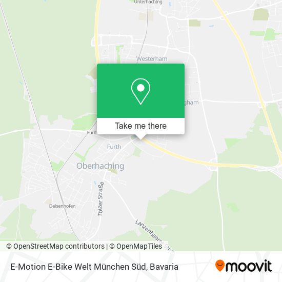E-Motion E-Bike Welt München Süd map