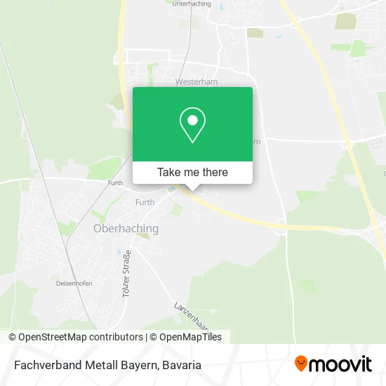 Карта Fachverband Metall Bayern