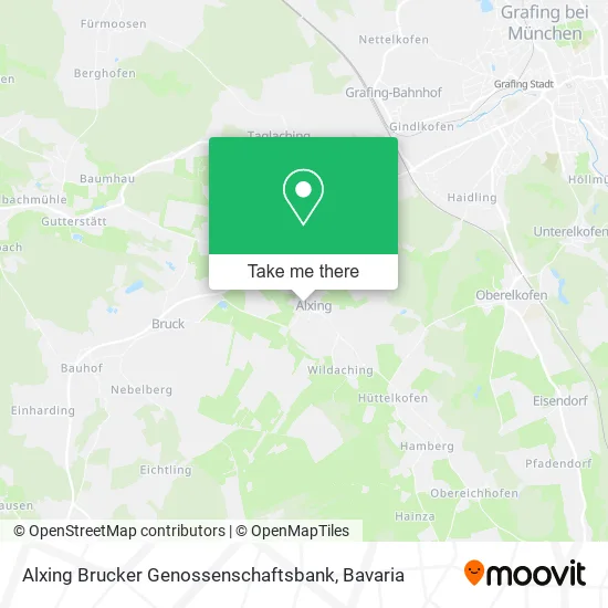 Карта Alxing Brucker Genossenschaftsbank