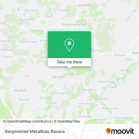 Карта Bergmeister Metallbau