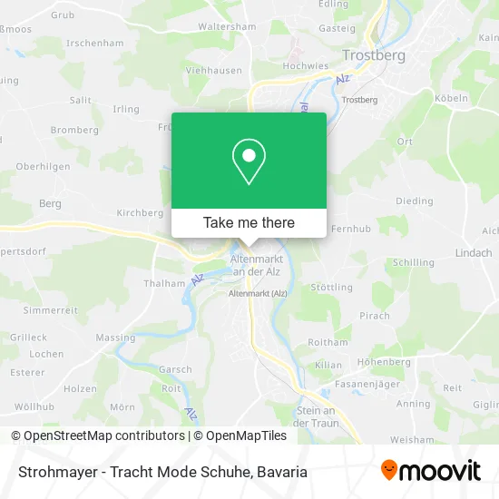 Карта Strohmayer - Tracht Mode Schuhe