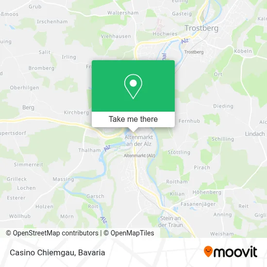 Casino Chiemgau map