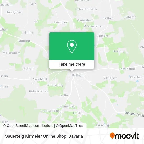Sauerteig Kirmeier Online Shop map