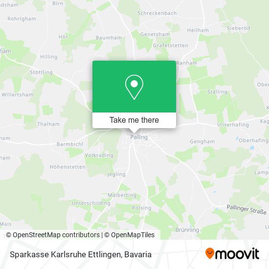 Sparkasse Karlsruhe Ettlingen map